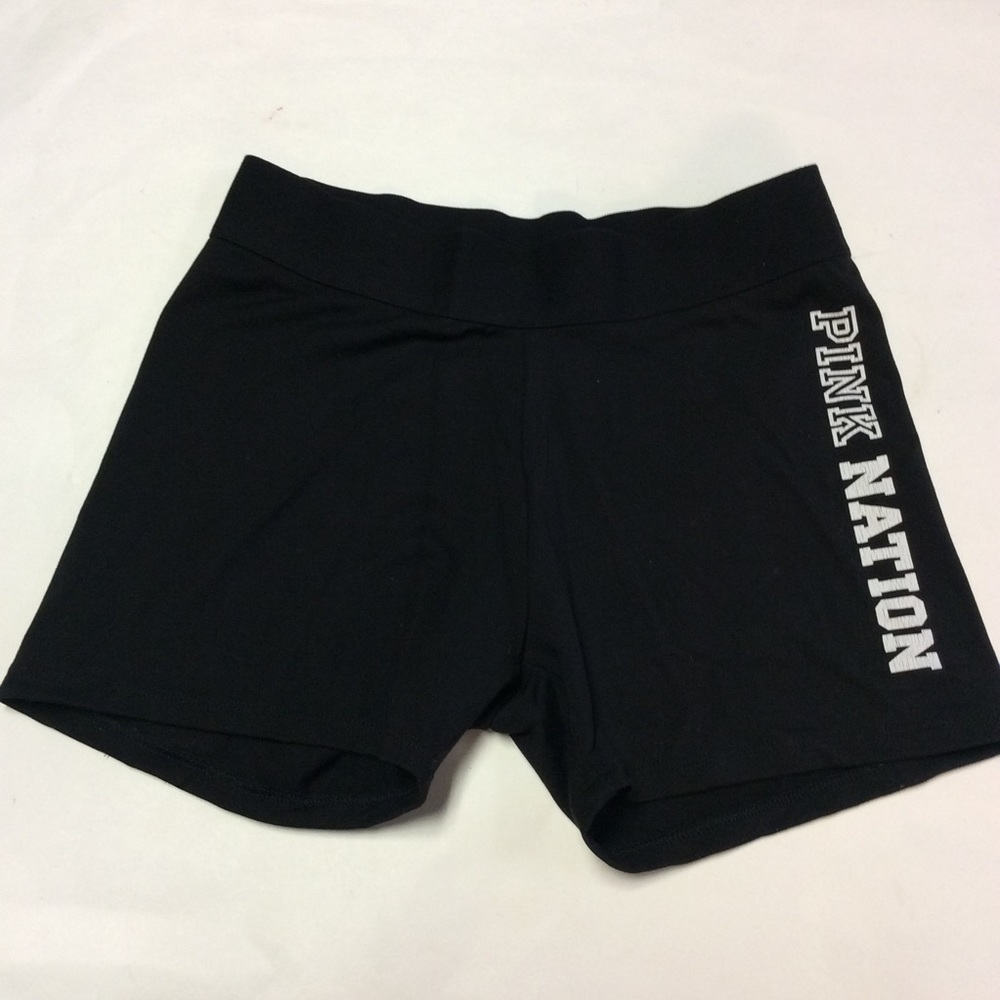 Victoria's Secret Pink Black Ultimate Yoga Shortie Shorts Sz XS